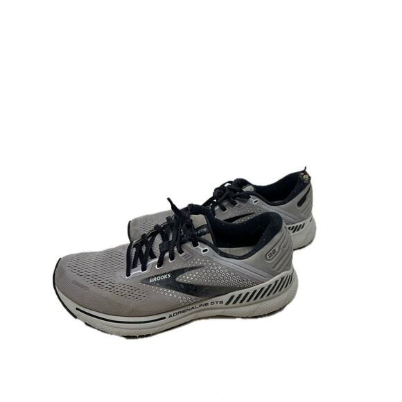 Brooks Mens Adrenaline GTS 22 Gray Running Shoes Mens 11 - Picture 2 of 7